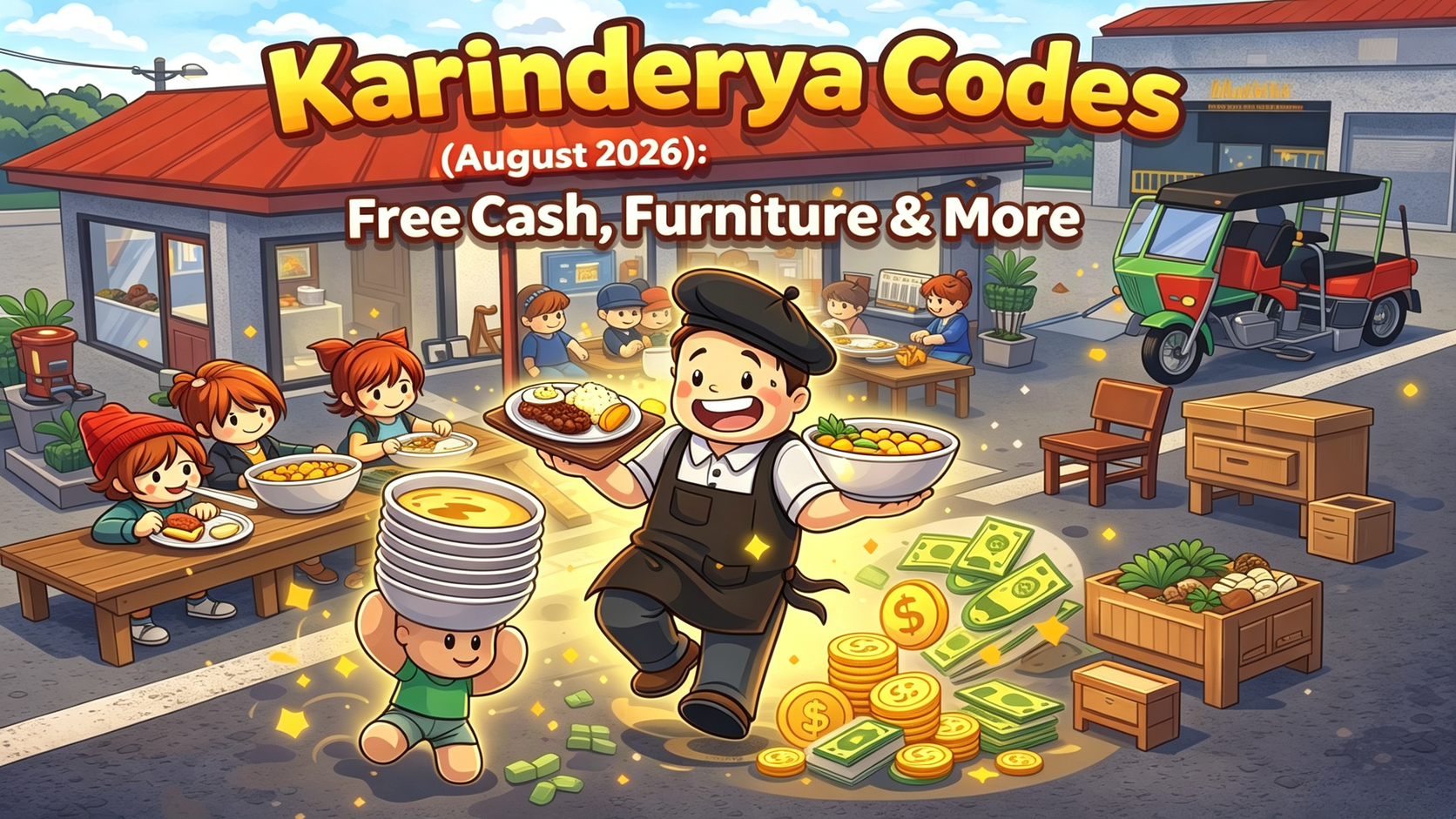 Karinderya Codes (August 2026): Free Cash, Furniture & More